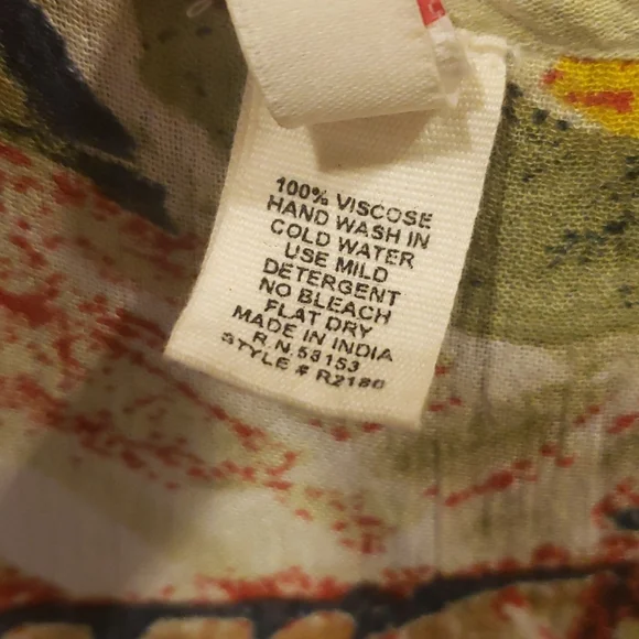 RAGA sleeveless, tropical, mini-dress, rope detail on back & shoulder, size L - Picture 7 of 8